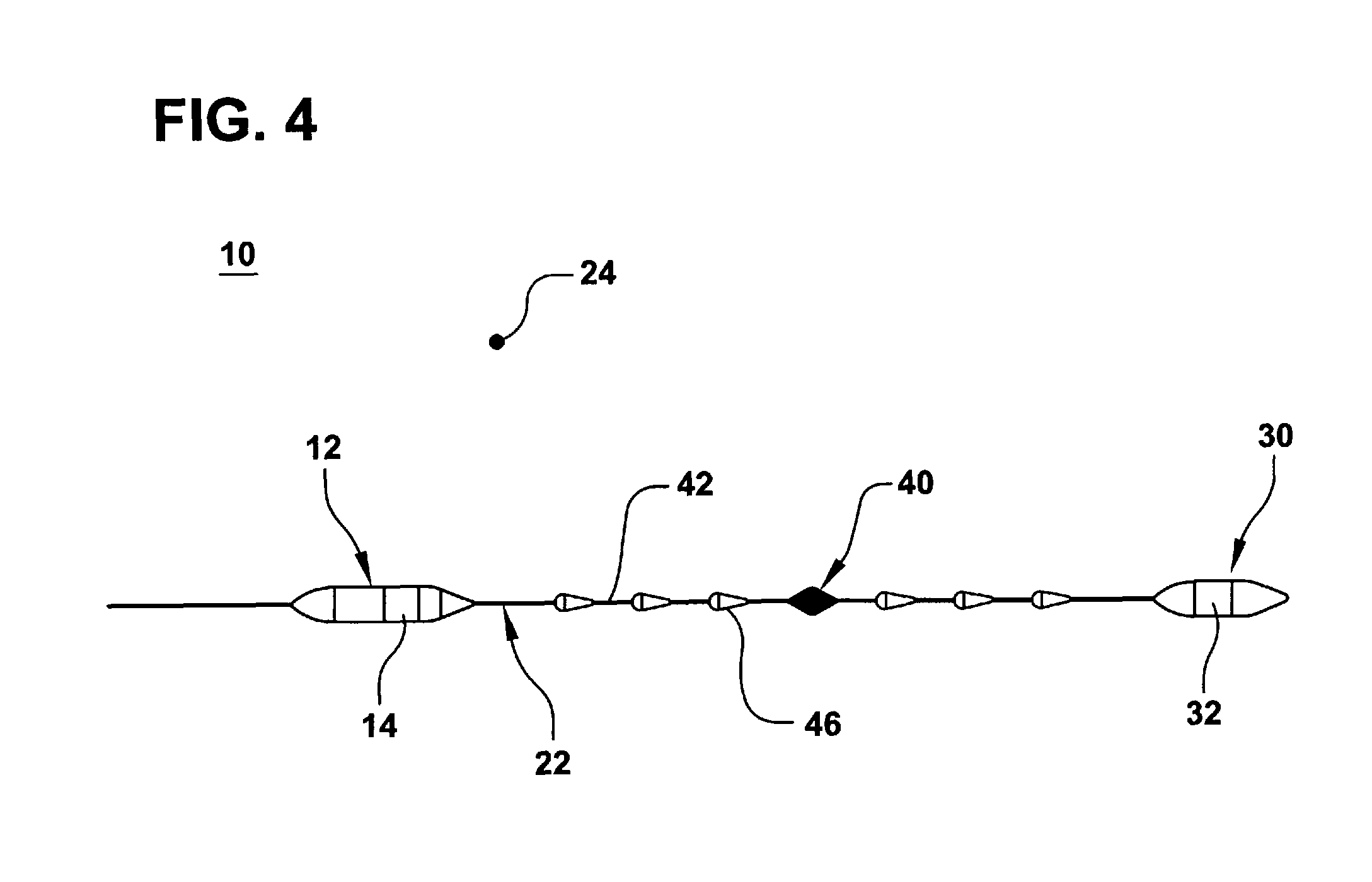 Neutrally buoyant submerged system using greater density ballast fluid