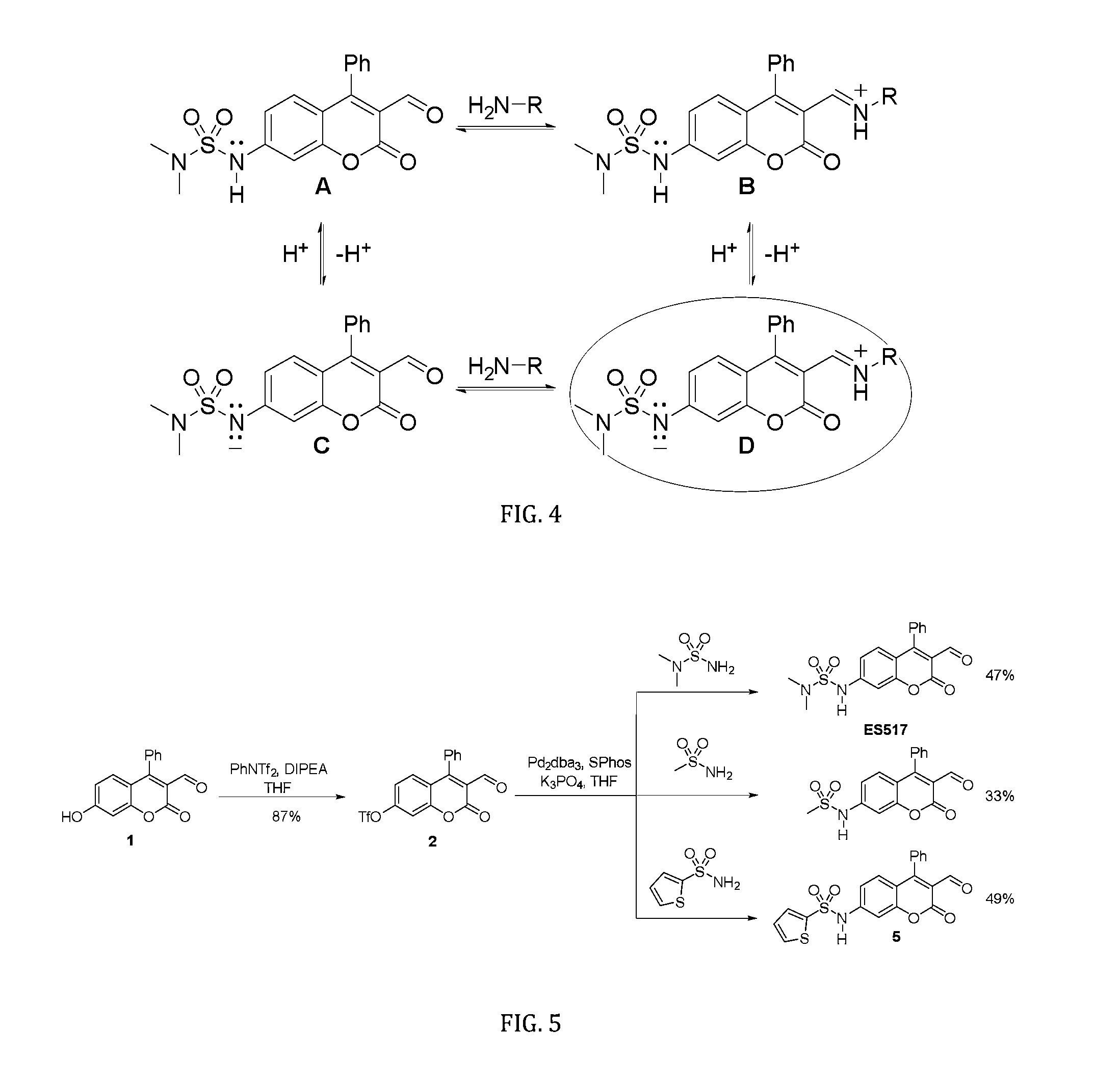 ph-sensitive fluorescent sensors for biological amines