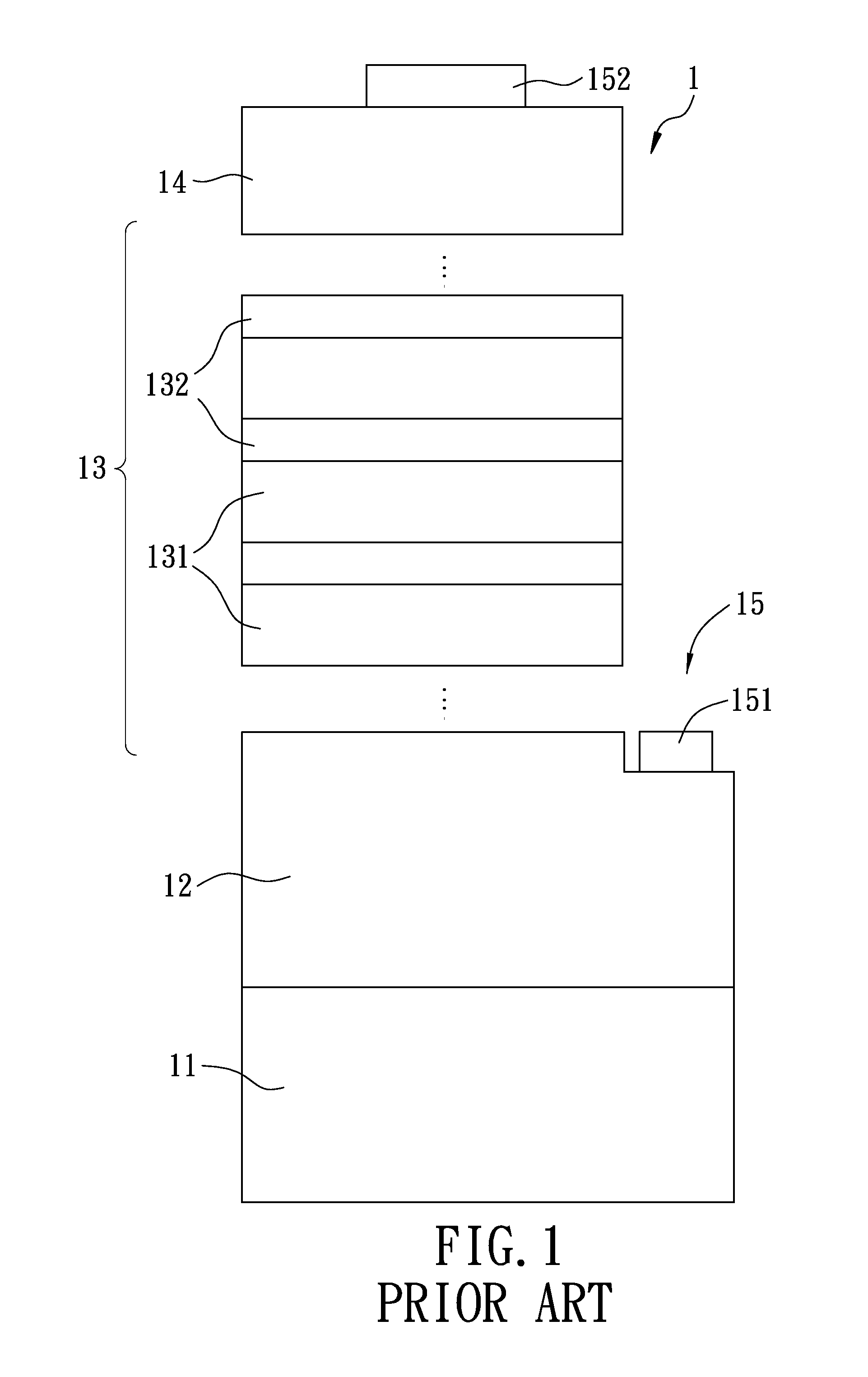 Solid state light emitting device and method for making the same