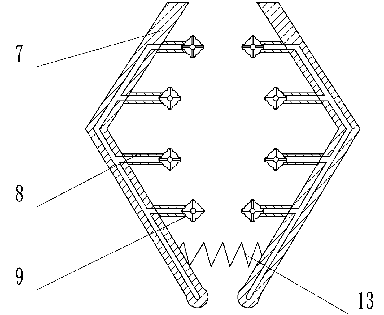 Lotus root digging device