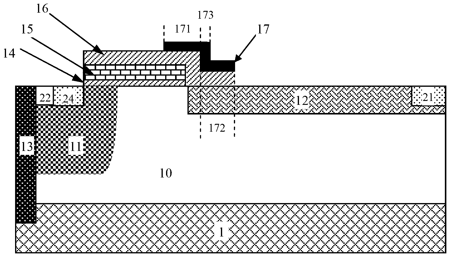 RF LDMOS (ratio frequency laterally diffused metal oxide semiconductor) device and manufacture method of RF LDMOS device