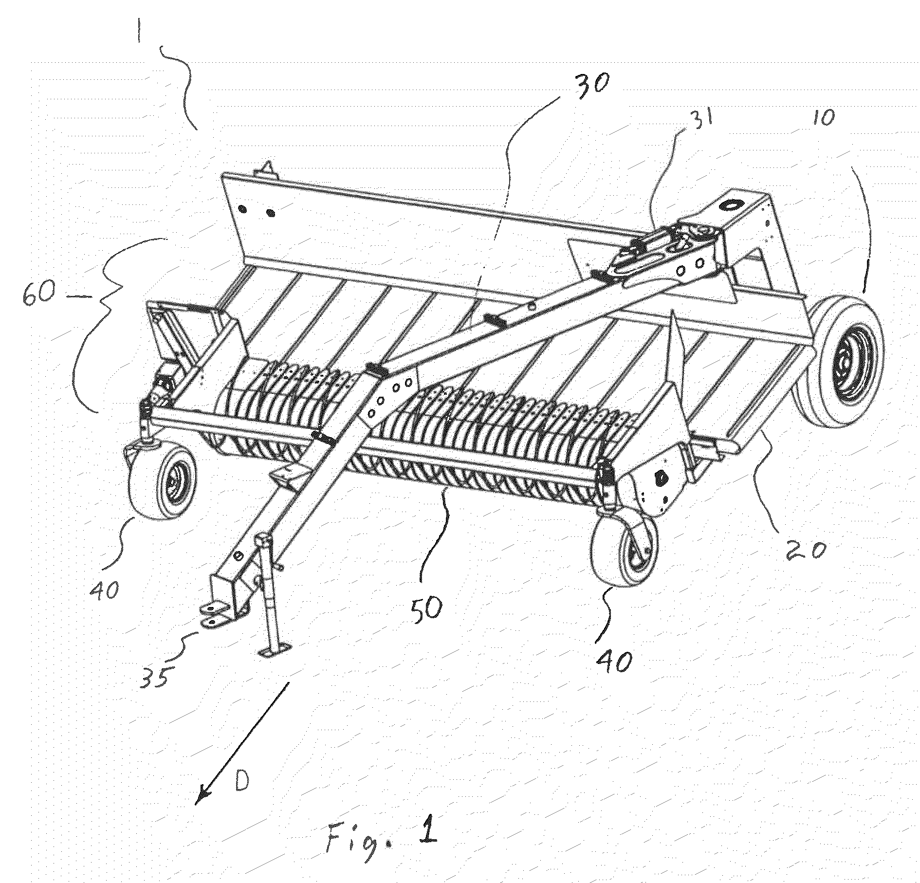 Multi-axis floating merger suspension