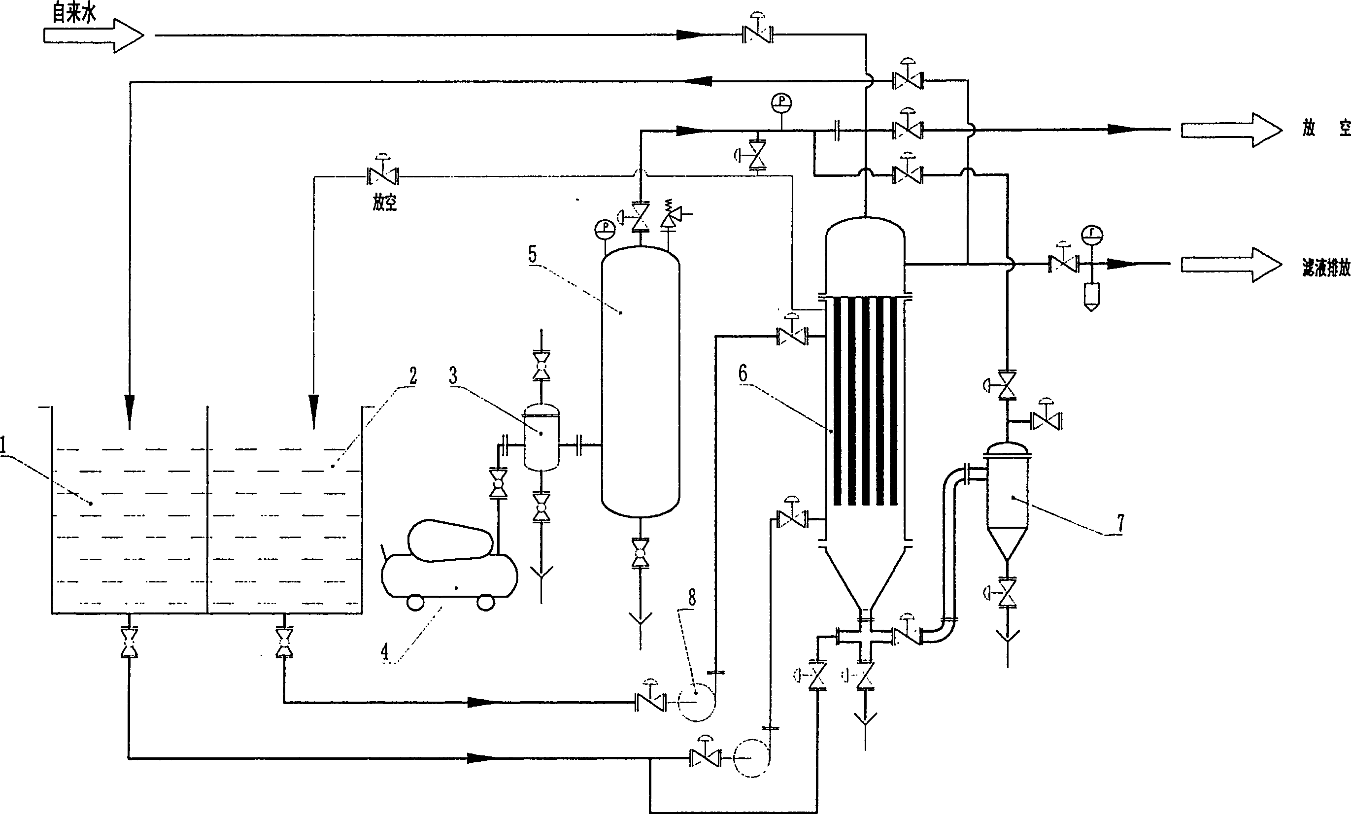 Technique of accurate micropores film for filterning salt water in use for making alkali