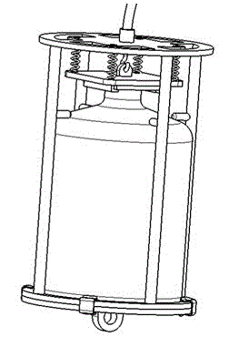 Water sampler and water sampling method used for sampling inland water