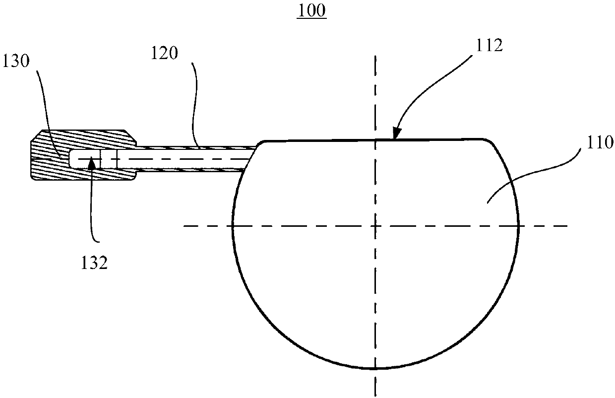 Folding type artificial vitreous body, mold and manufacturing method thereof