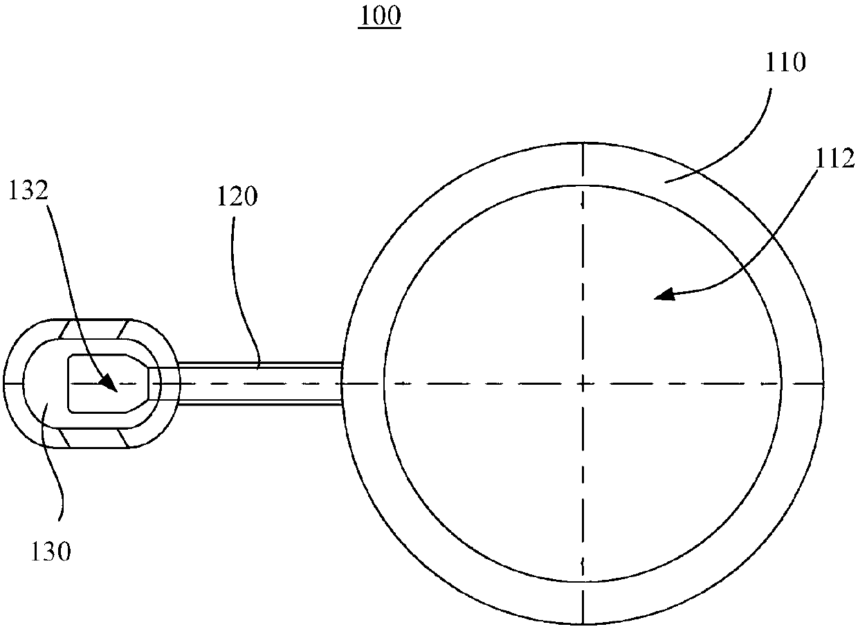 Folding type artificial vitreous body, mold and manufacturing method thereof