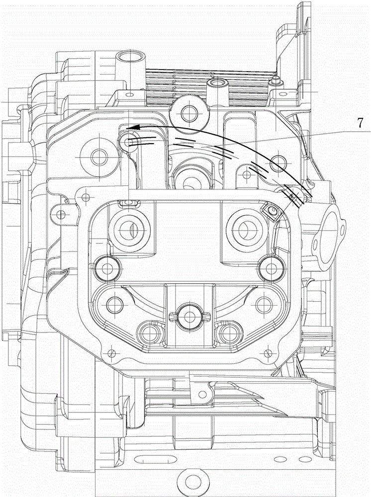 Universal single-cylinder large-displacement gasoline engine device