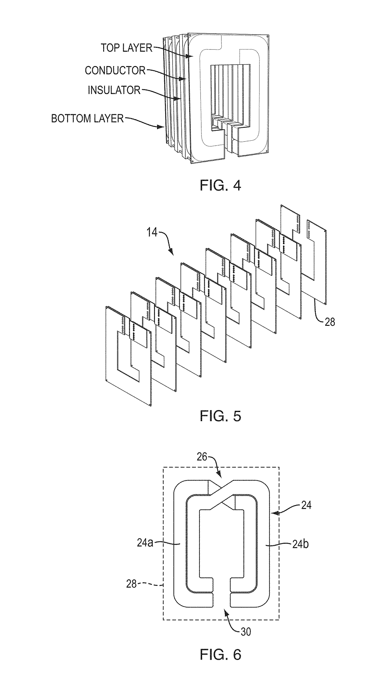 High current potted inductor and a method of manufacturing same