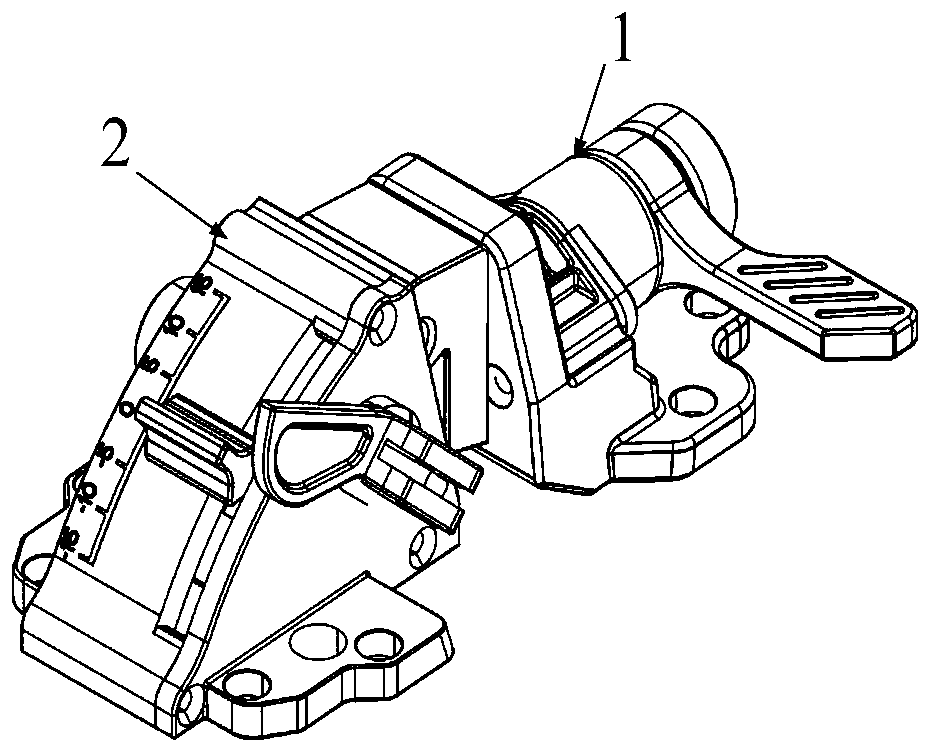 Arc-shaped lock and LED display screen