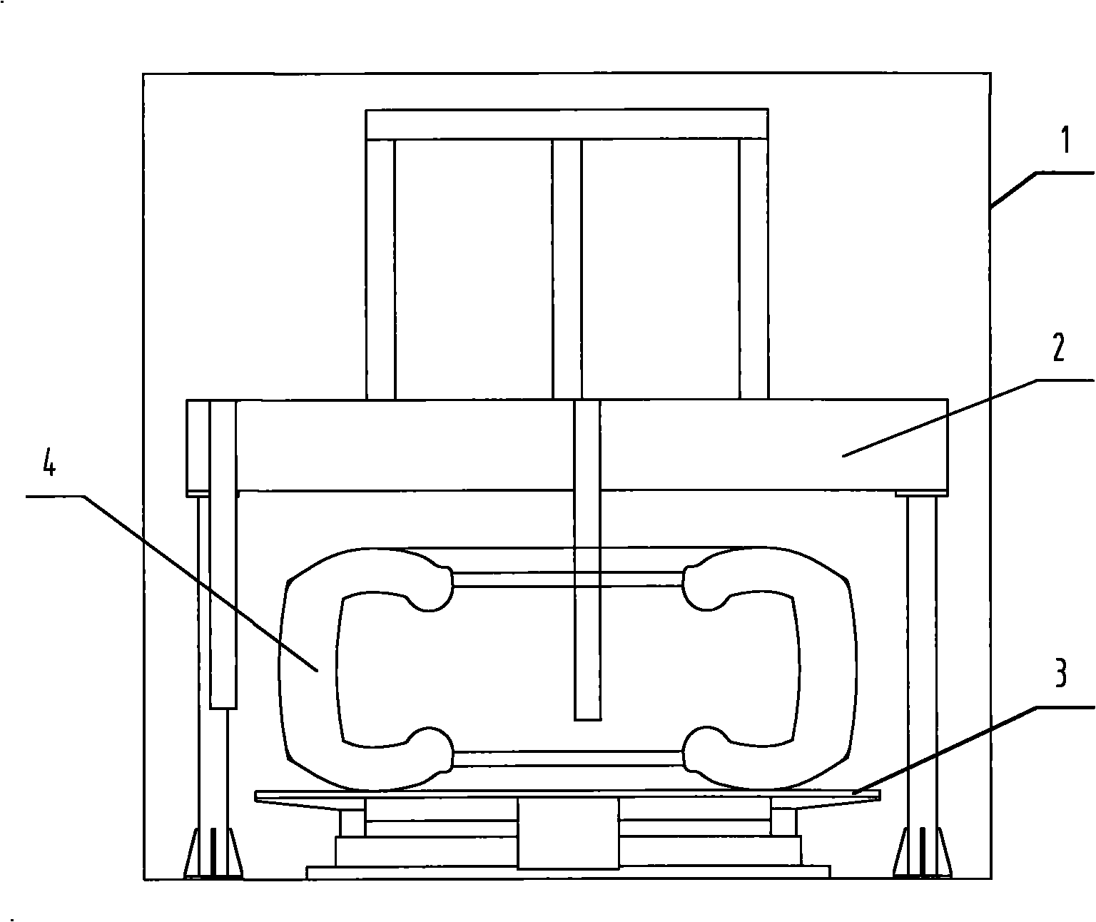 Laser speckle detection device and method for tire of engineering machine