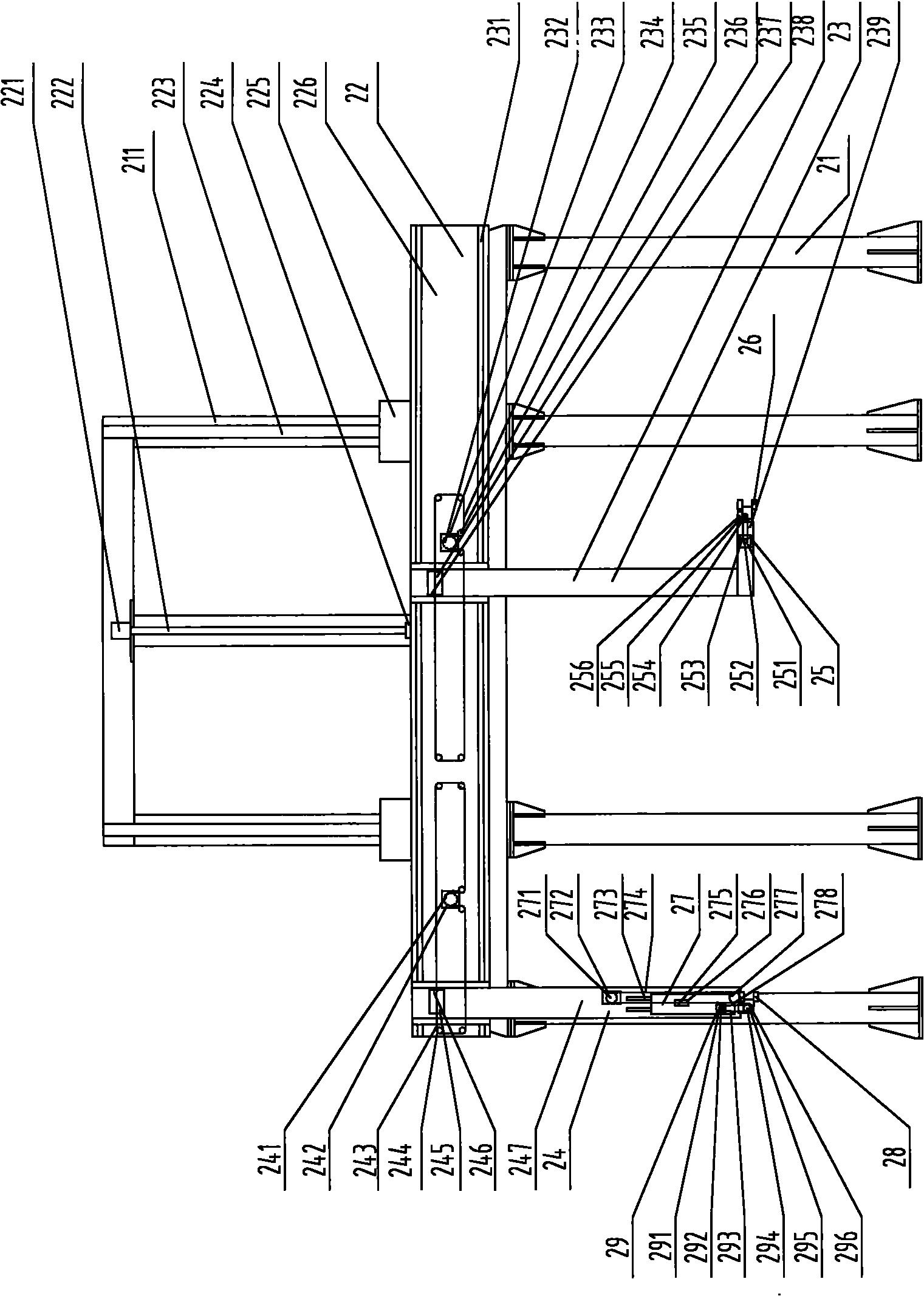 Laser speckle detection device and method for tire of engineering machine