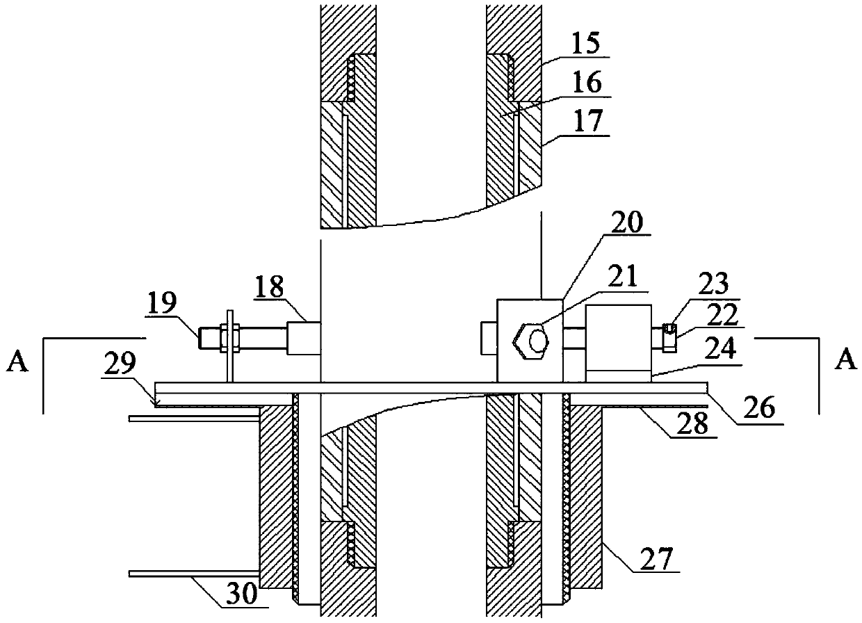 Steering characteristic simulation experimental device of static push-abut type rotating steering drill tool assembly and working method of steering characteristic simulation experimental device