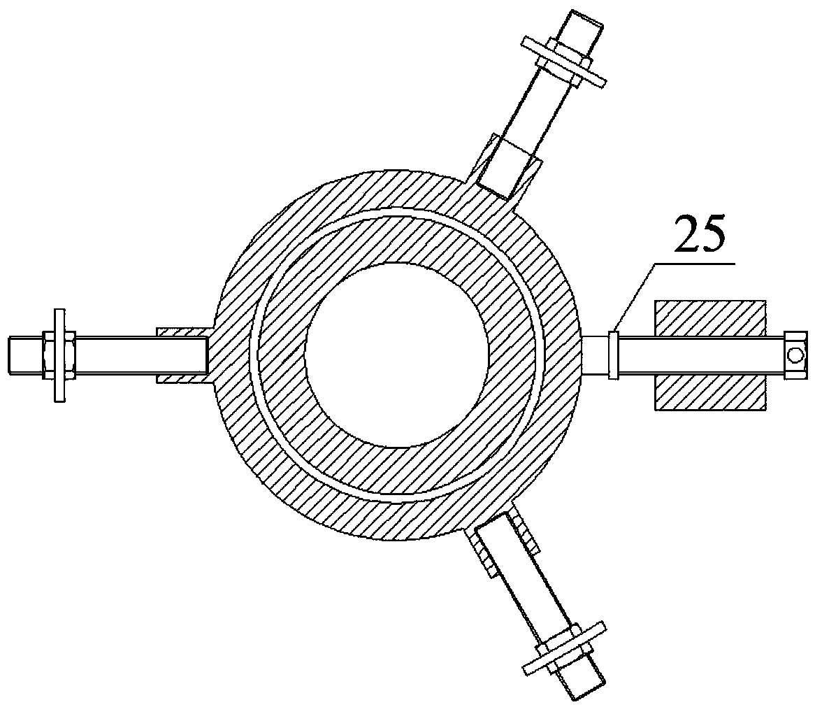 Steering characteristic simulation experimental device of static push-abut type rotating steering drill tool assembly and working method of steering characteristic simulation experimental device