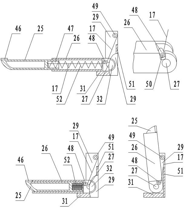 Self-cleaning mop sweeper