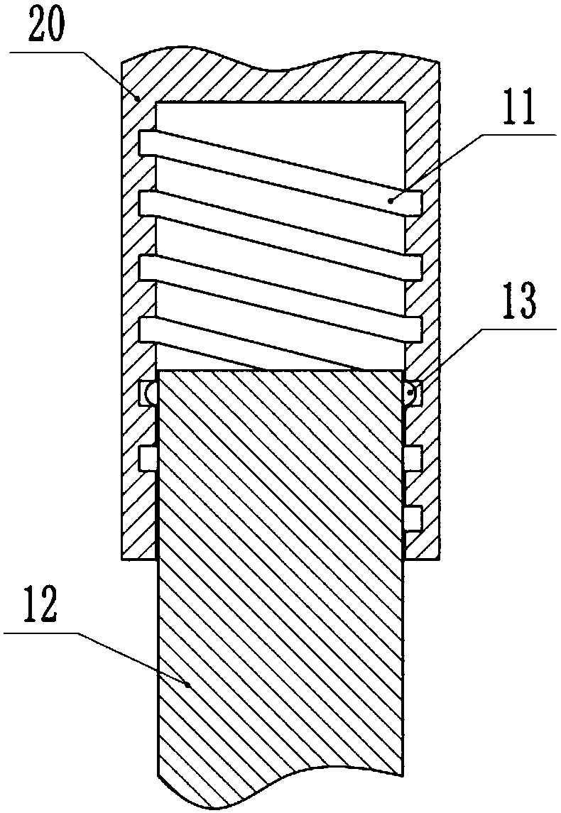 Freight vehicle material leveling machine