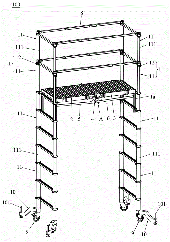 folding scaffolding