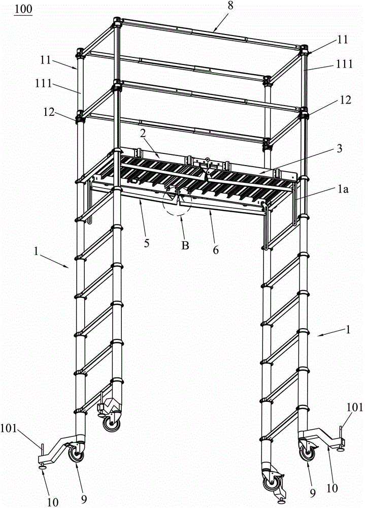 folding scaffolding