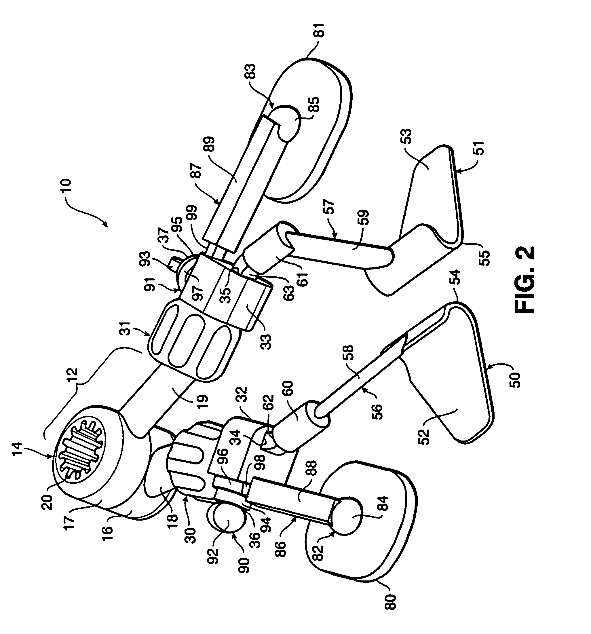 Access platform for internal mammary dissection