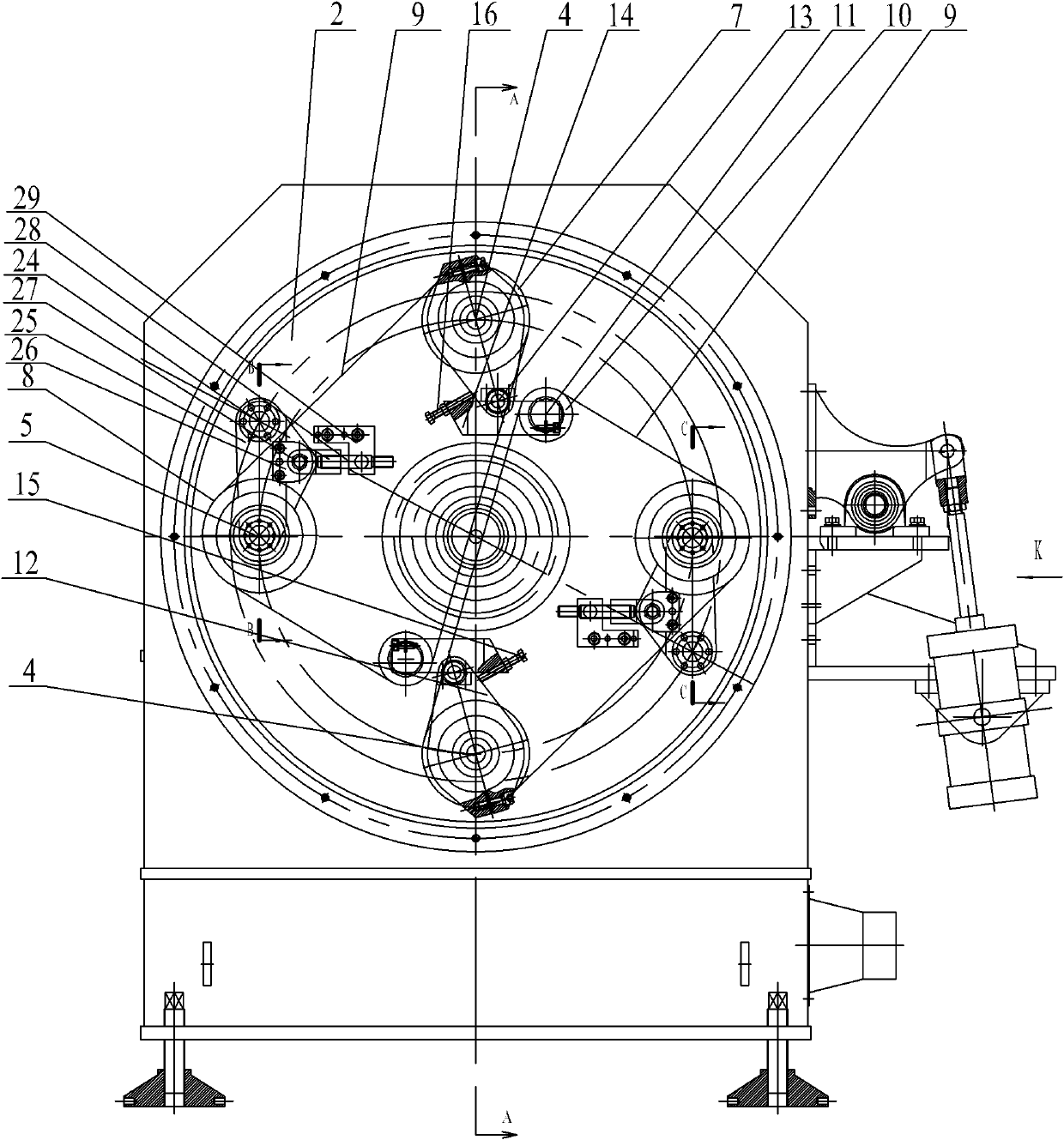 Wire rod husking sander