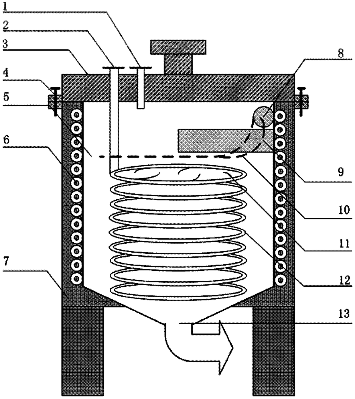 Homogeneous deoiling integrated steam spin wet heat pretreatment device and pretreatment method