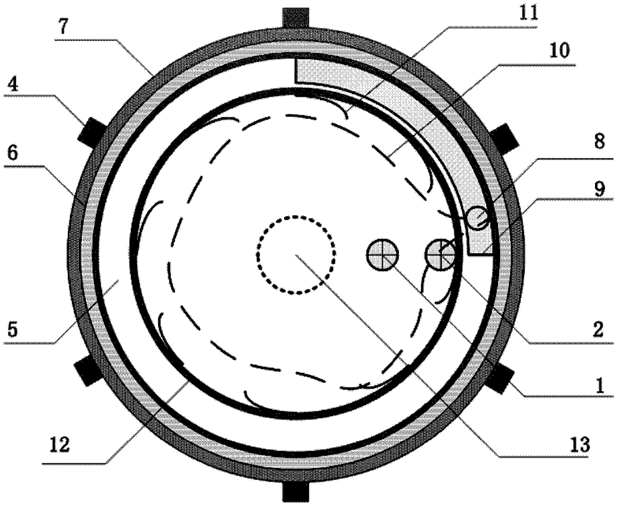 Homogeneous deoiling integrated steam spin wet heat pretreatment device and pretreatment method