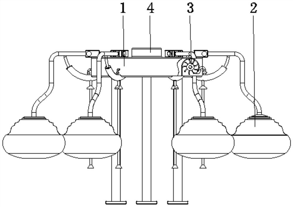 Wave energy power generation device