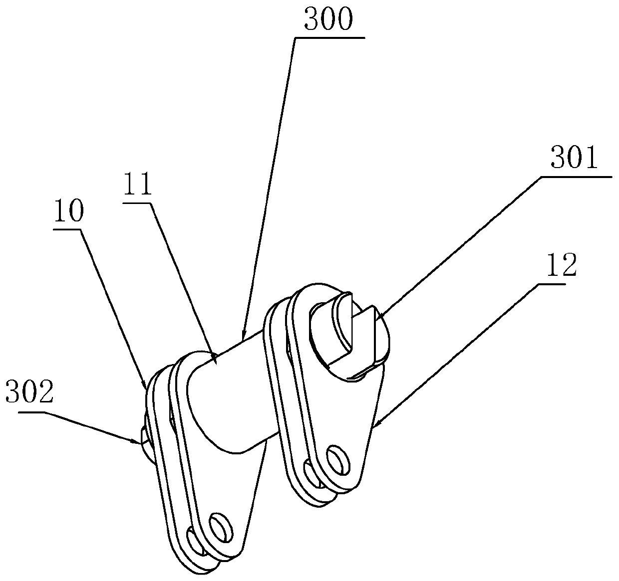 Ring main unit three-location isolation operation mechanism