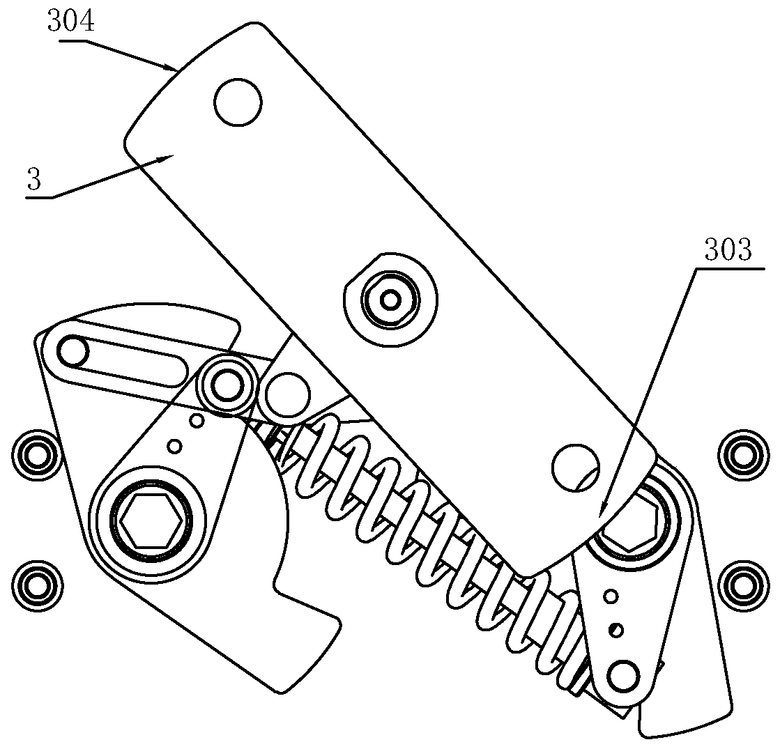 Ring main unit three-location isolation operation mechanism