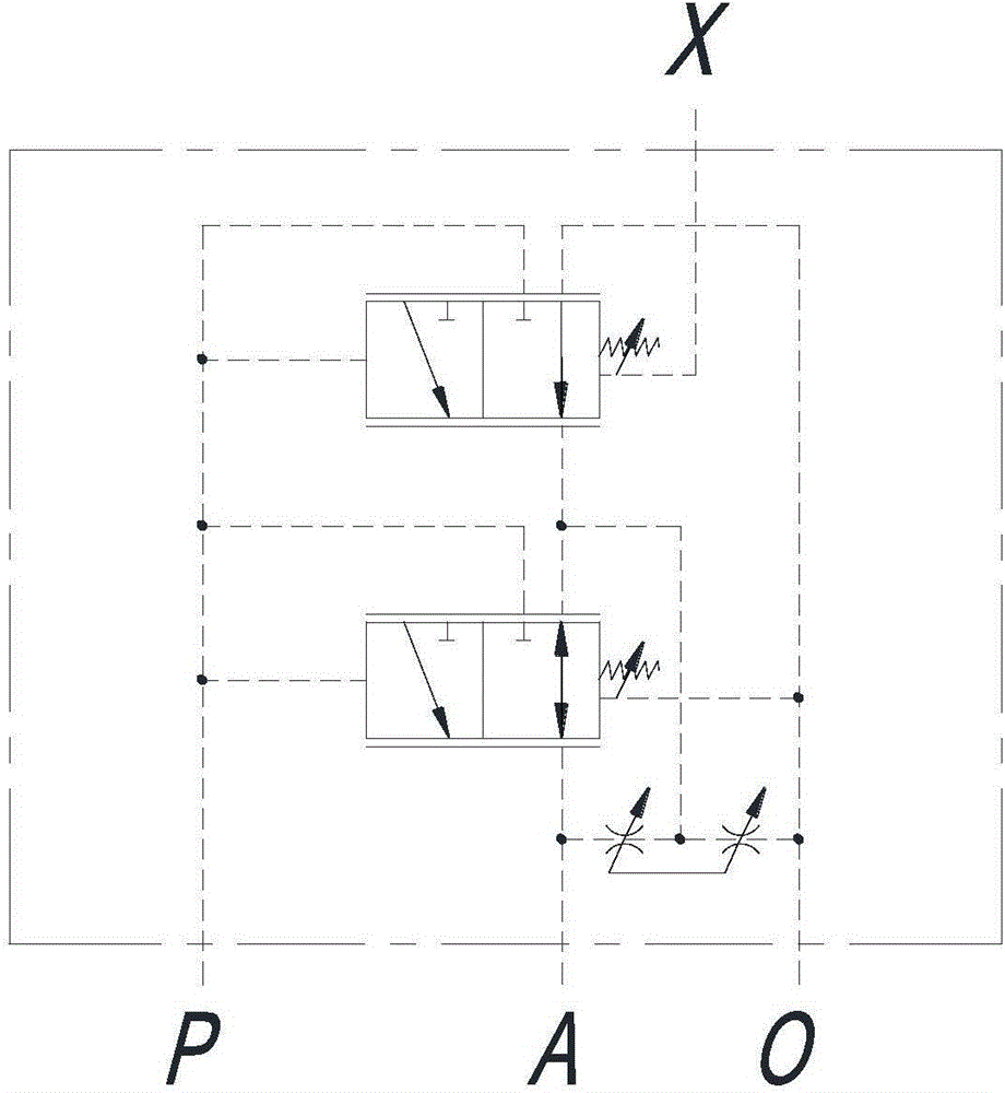 Constant-power control device and pressure variable control method thereof