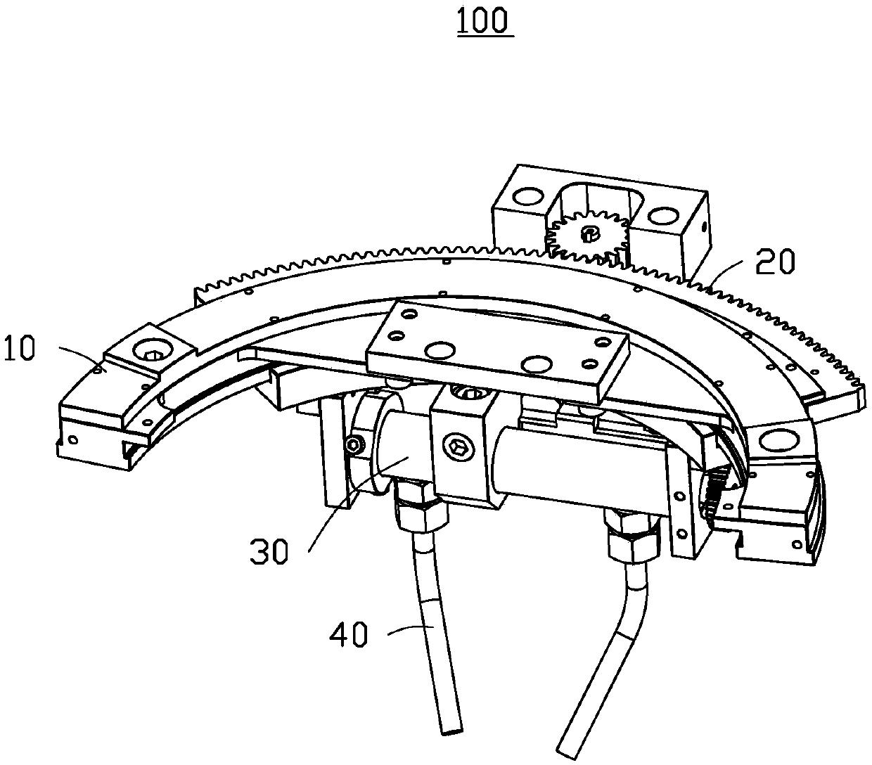 Spraying and cooling device