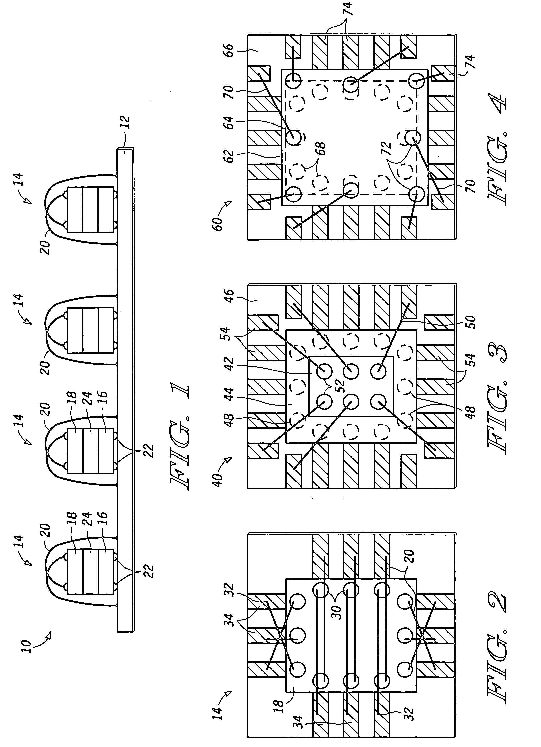 Method of making stacked die package