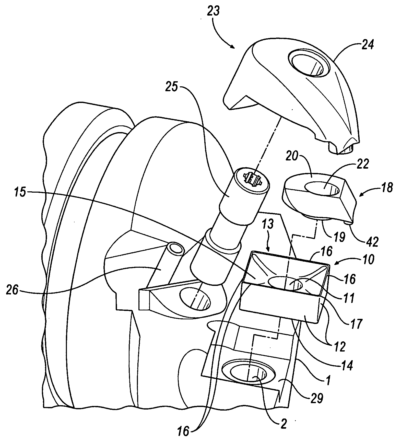 Metal cutting system for effective coolant delivery