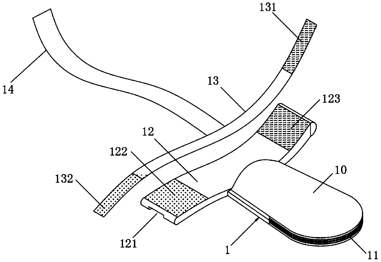 Restraint glove with vital sign monitoring function