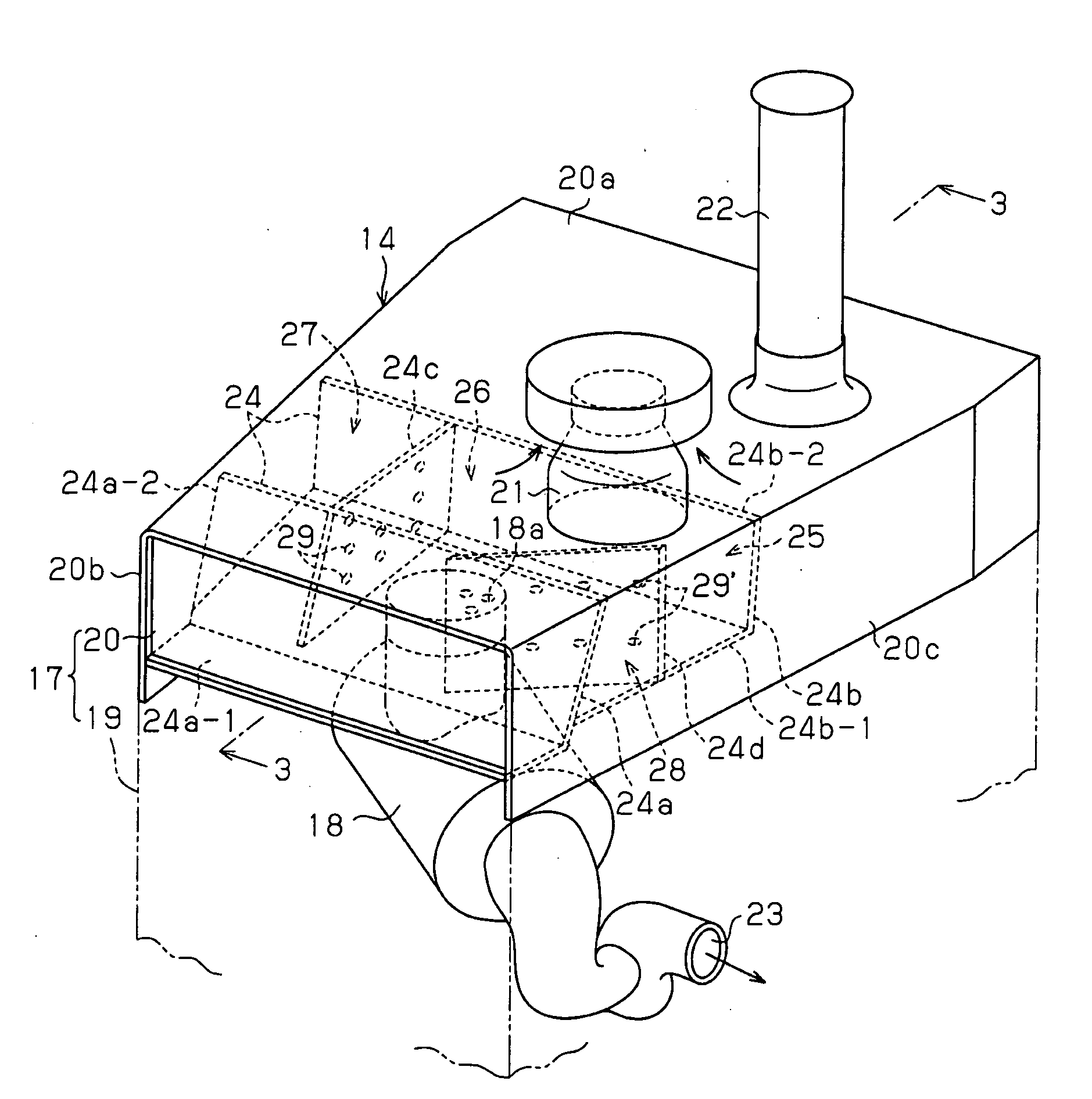 Air-Suction-Noise Reduction Device and Working Machine With the Same