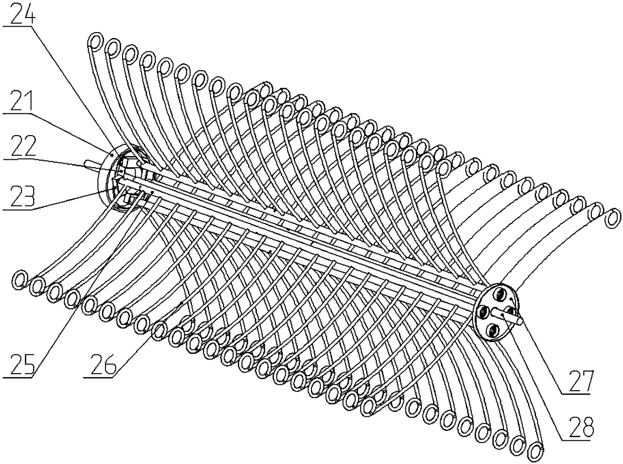 Comb-cutting type sunflower harvesting method and header