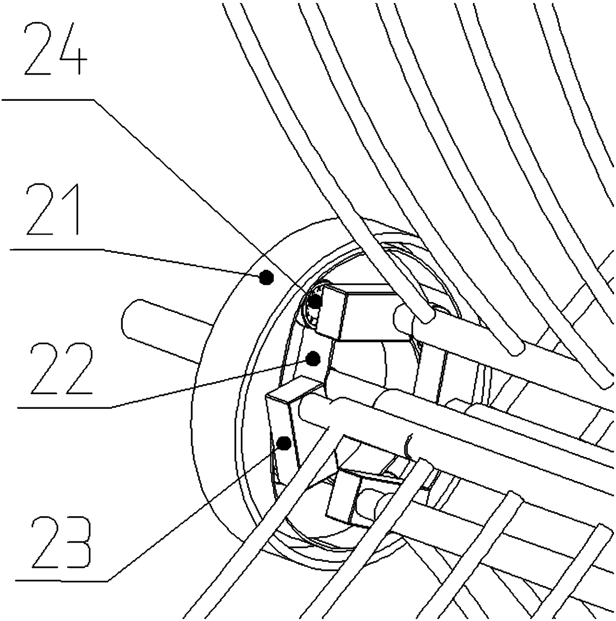 Comb-cutting type sunflower harvesting method and header