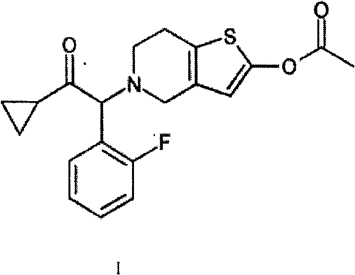 Pharmaceutical composition containing prasugrel and carbazochrome sodium sulfonate