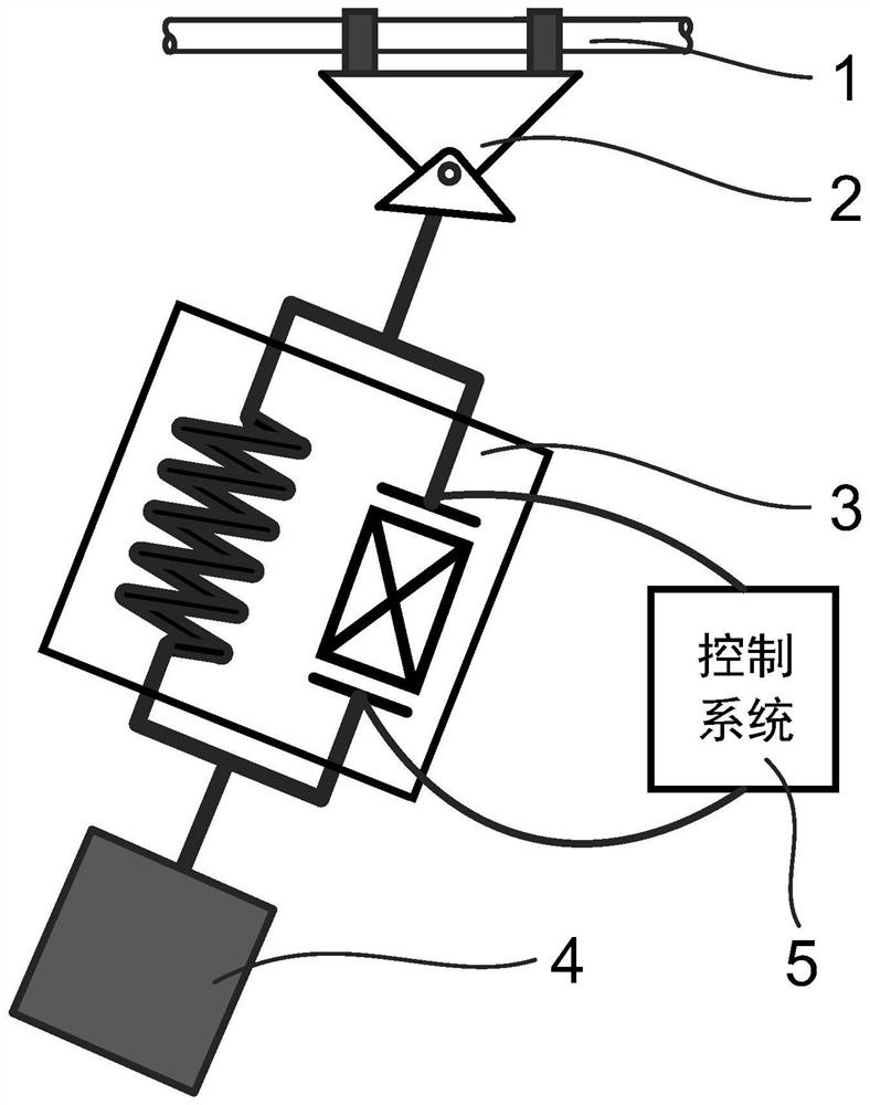 A piezoelectric intelligent dynamic shock absorber