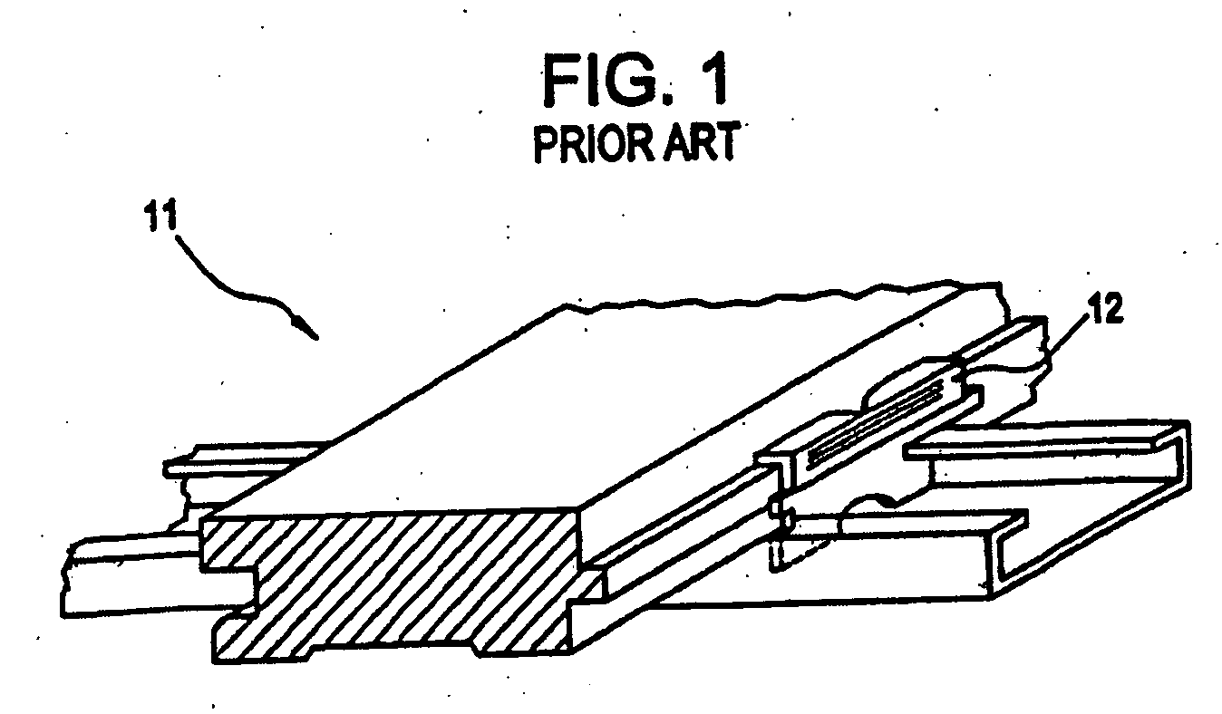 Flooring system having multiple alignment points