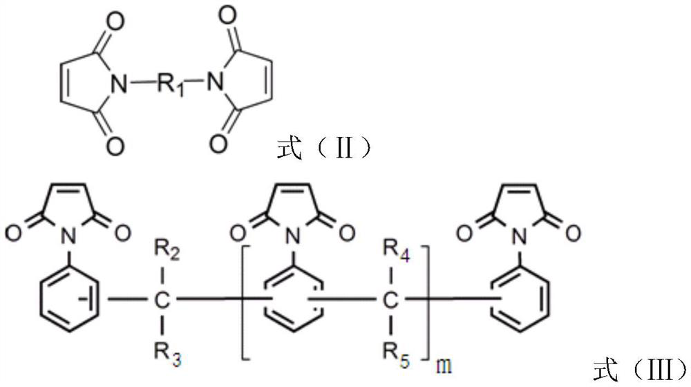 Maleimide resin composition and application thereof