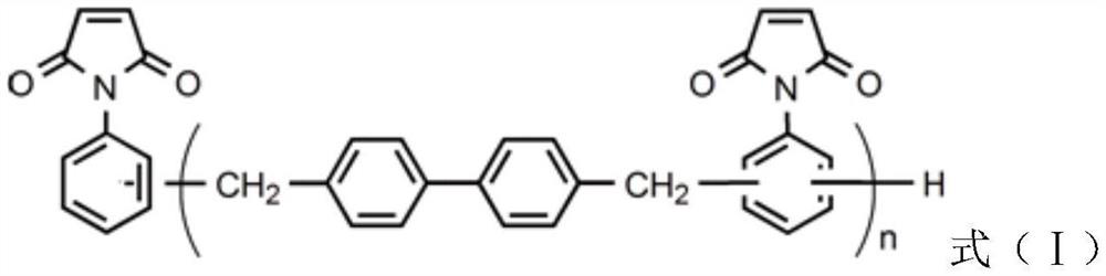 Maleimide resin composition and application thereof