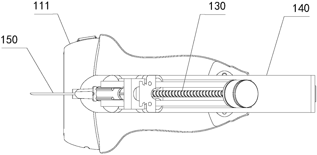 Acupuncture device adjustable in needle feeding angle and system and control method thereof