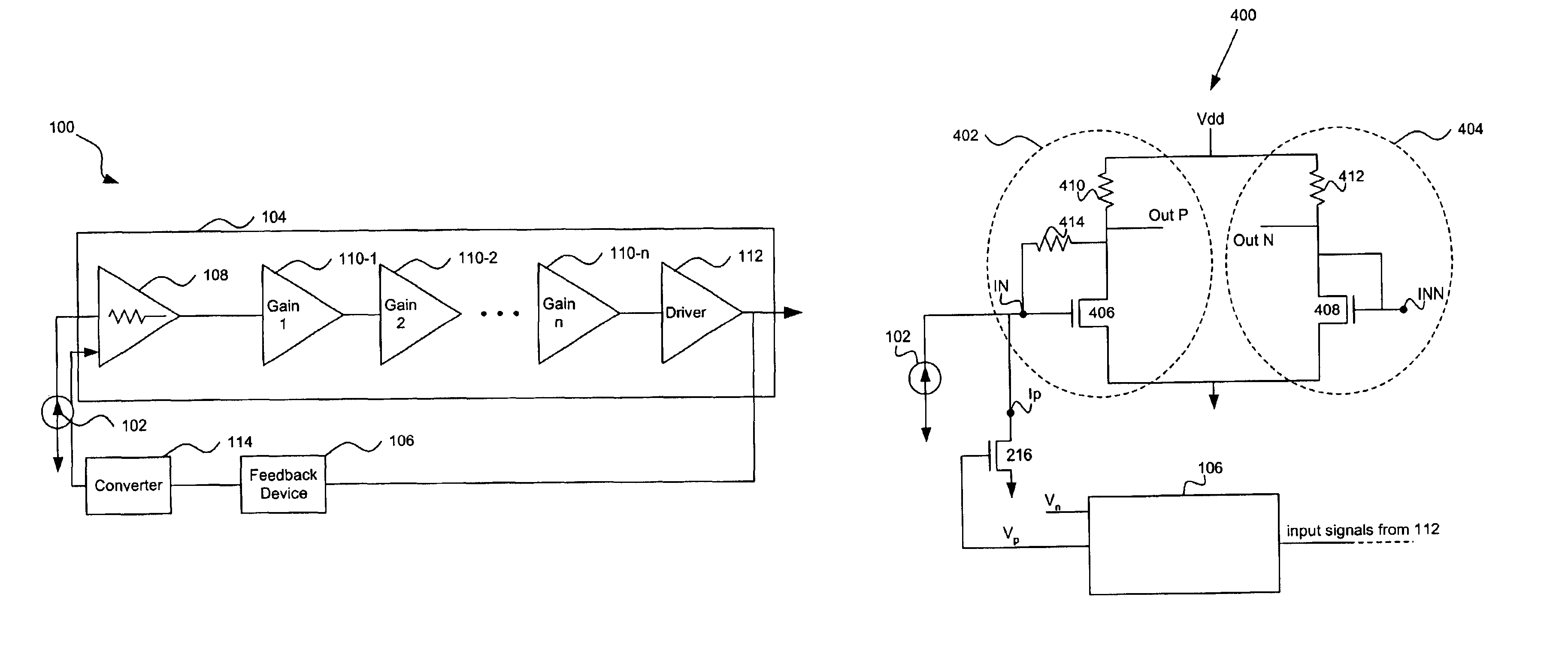 Transimpedance amplifier and offset correction mechanism and method for lowering noise