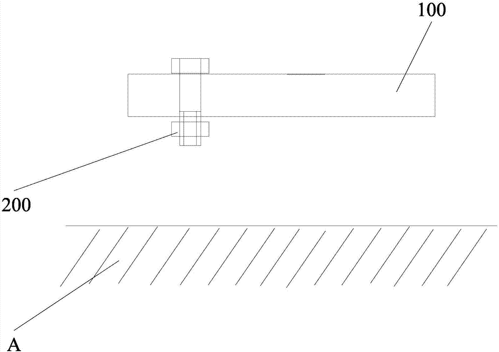 Tool used for dismounting and mounting of nut