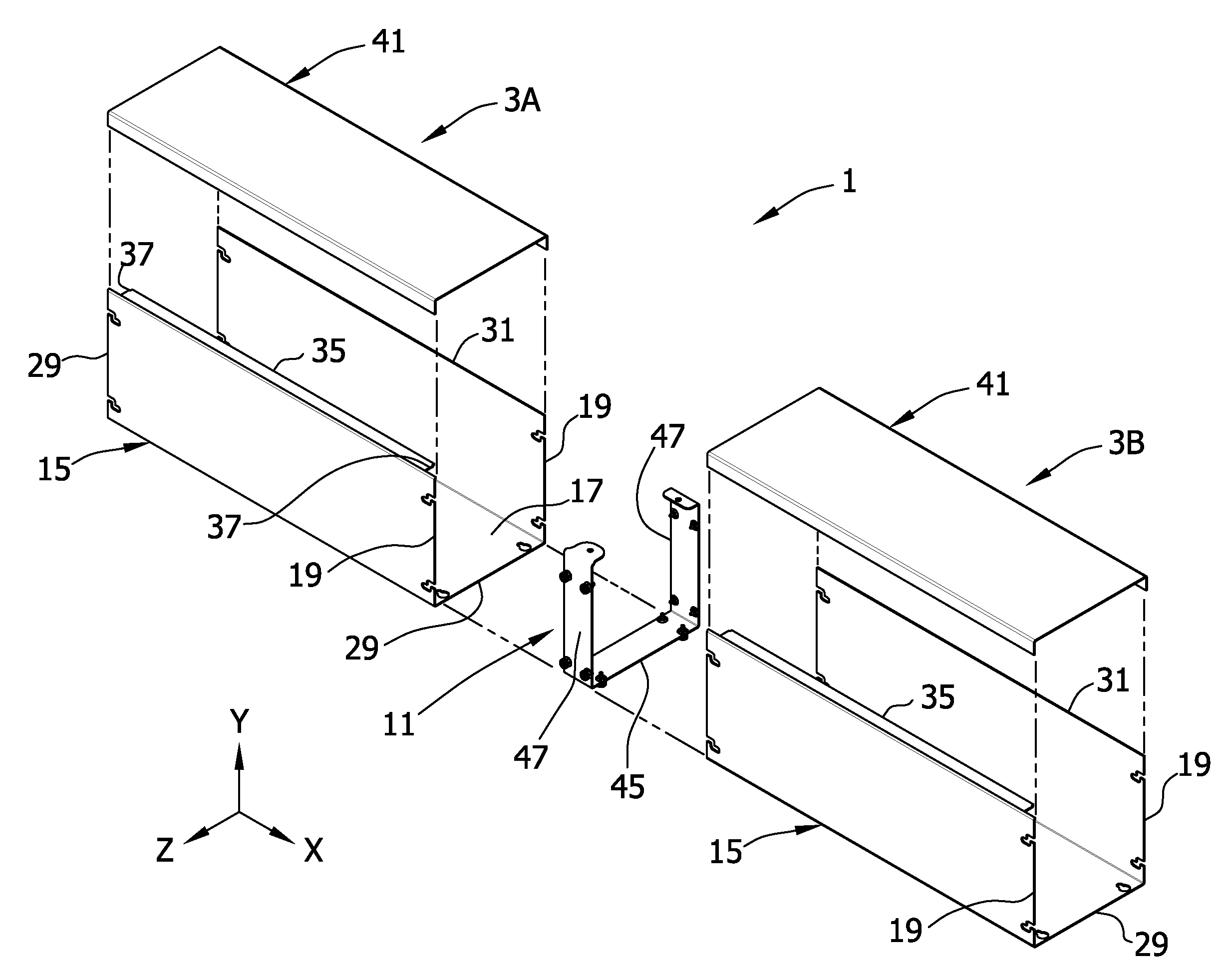 Wireway quick-connect system