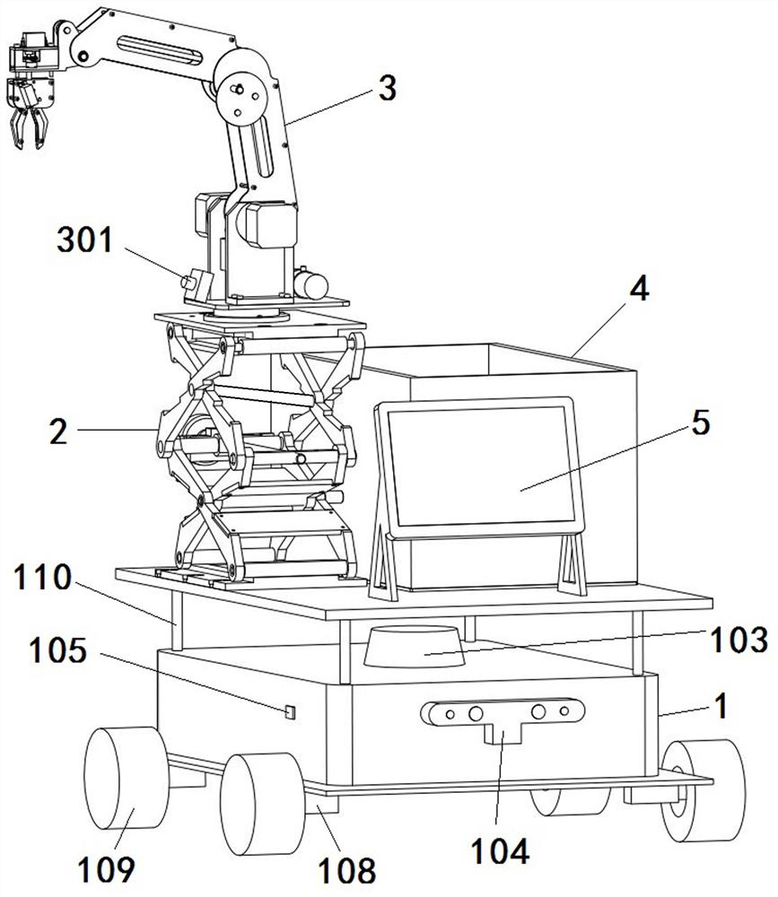 Automatic library book taking and placing robot based on ROS