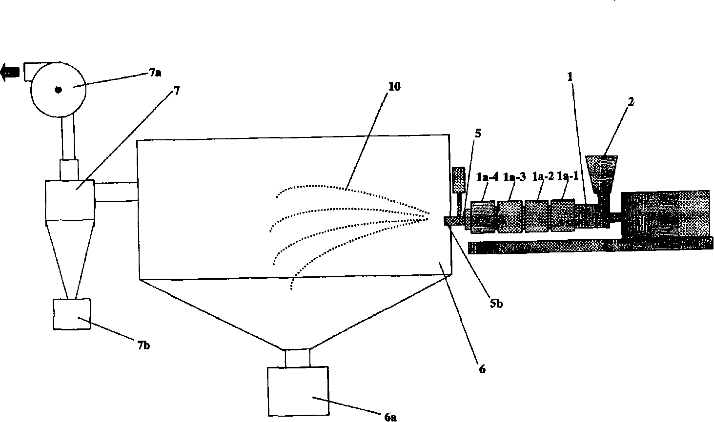 Method of producing drug-containing wax matrix particles, extruder to be used in the method and sustained-release preparation containing cilostazol