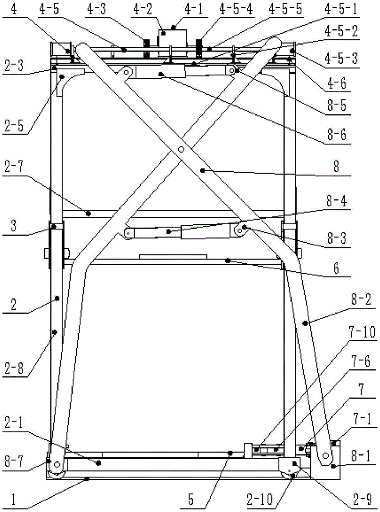 Lateral moving type double-layer parking equipment