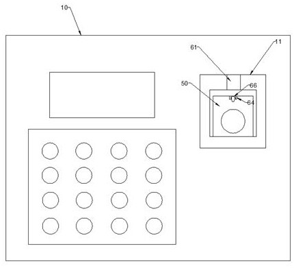 Fingerprint recognition machine capable of automatically updating and disinfecting fingerprint film