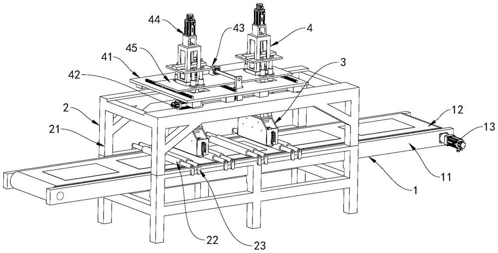 Large-size glass assembly line polishing equipment and polishing method thereof